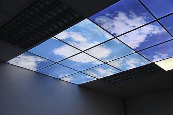 نورپردازی با لامپ LED برای سقف کاذب