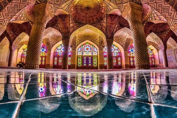 معماری مسجد نصیرالملک شیراز