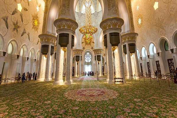 قیمت فرش مسجد شیخ زاید