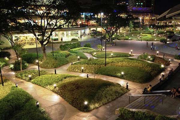اصول نورپردازی فضای سبز شهری