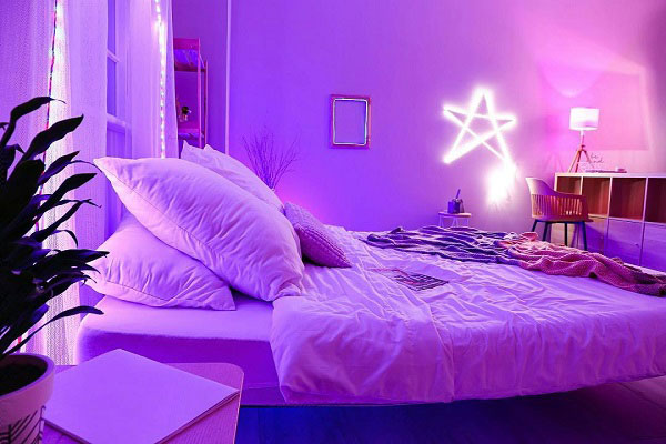 چه رنگ نوری مناسب اتاق‌خواب است؟